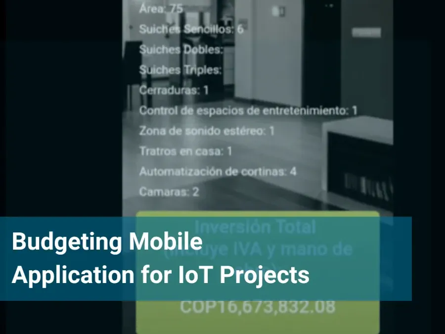 Budgeting Mobile Application for IoT Projects
