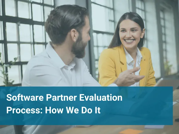 CodeBranch team during a software partner evaluation process meeting with a client executive.